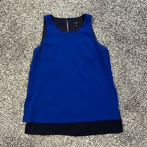 Ann Taylor Royal Blue Sleeveless Top - Small